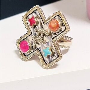 Authentic Chanel RARE "Intimate Technology" XOXO Spring 2017 Runway Ring